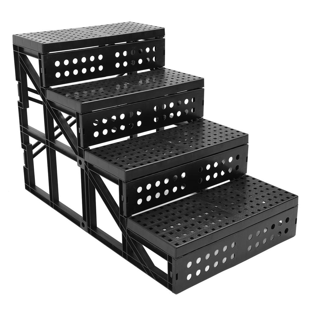 Schody pro psy, protiskluzové schody pro psy, nastavitelná výška, skládací schody pro domácí mazlíčky, pro vysoký pelech a...