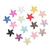 200pcs Resin Charm Starfish Shape Imitation Pearl Sticker Mobile Phone Decoration Material