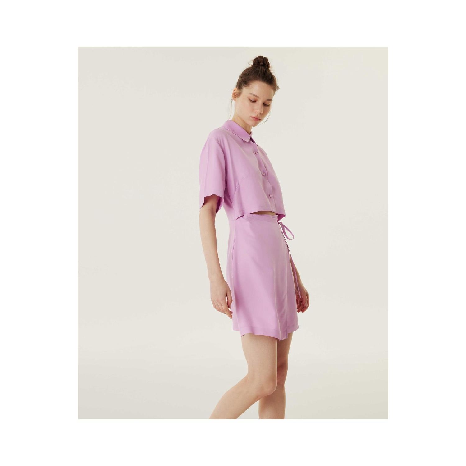 

Two Piece Look Cutout Dress 34 фиолетовый