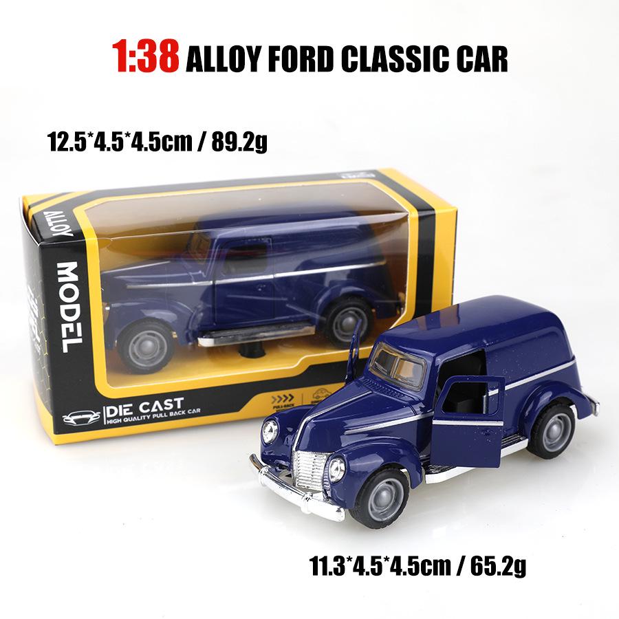Norson 1:38 Classic Retro Vintage Pickup Truck Alloy Toy Car for Children