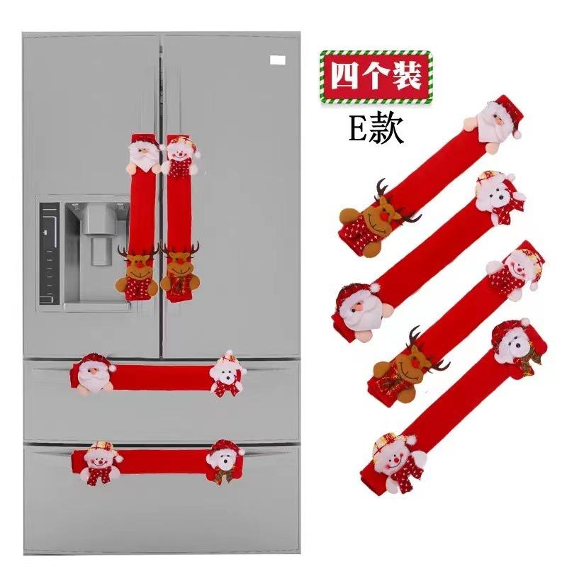 Plaid Red Stylish Fridge Handle Glove Add A Pop Of Color To Your Refrigerator For Christmas