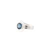 London Blue Topaz Gemstone 925 Sterling Silver Boho Jewelry Handmade Women Ring RR-68-12
