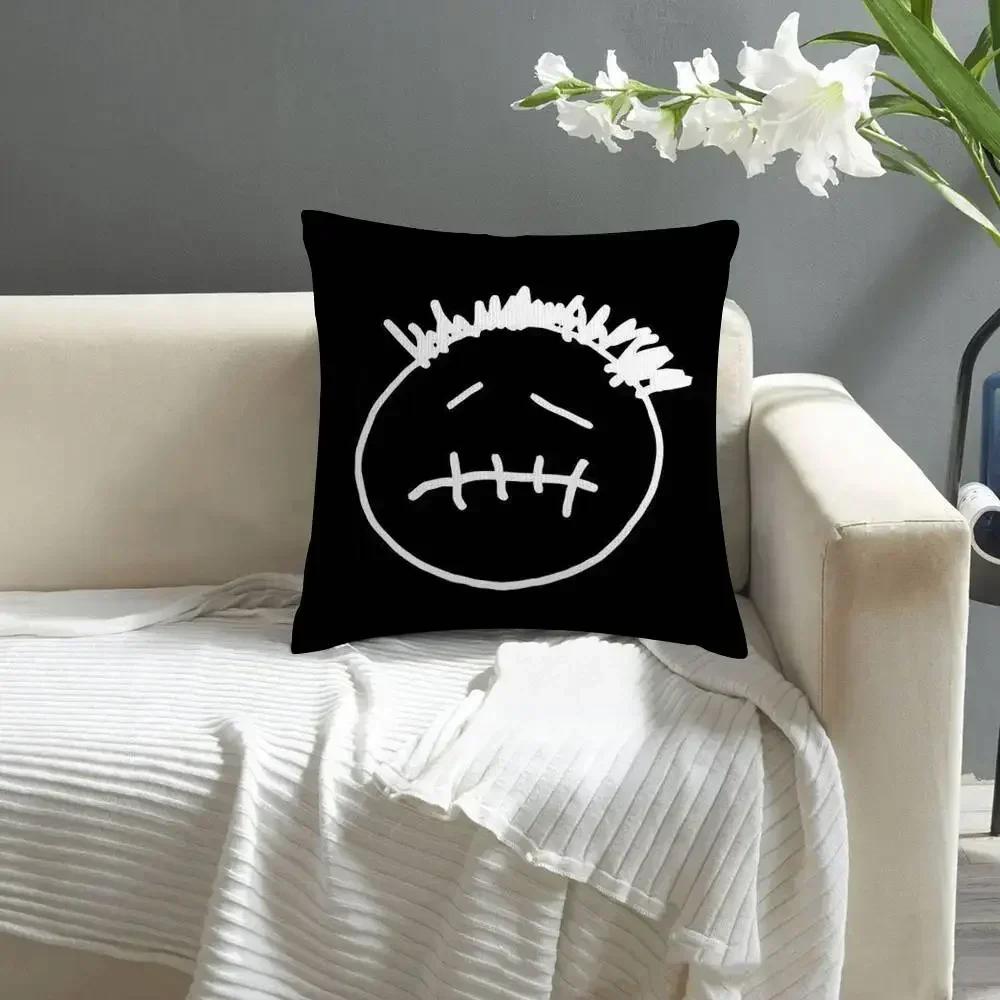 Rapper T-Travis S-Scott Pillow Case High Quality Home Textile Double-sided Printing Short Plush Cushion Decoration Pillow Cover