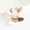 New Arrivals Open Run Heart Cute Thin Decoration Swaying Drop Earrings Gold
