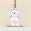 Bow Cute Rabbit Keychain Cartoon Child Schoolbag Decorative Pendant Plush Doll