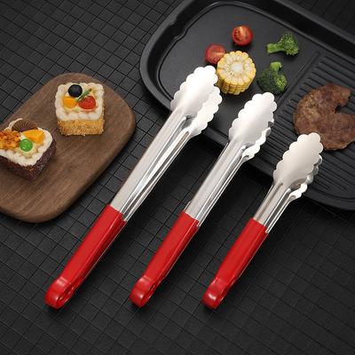 Grilltång för mat i rostfritt stål Salladsbröd Serveringsklämma Biff Grillbufféklämma för köksredskap i hemmet