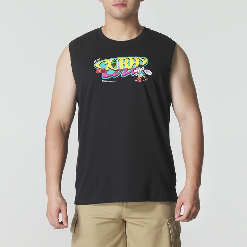 Under Armour Curry Con Graphics Sleeveless Comfortable Versatile Tank Top Men Tops 6016100-001