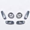 ABS 8Pcs Seat Adjustment Button Trim Cover Accessories for Land Rover Defender 110 2020 (Silver)