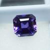 5.90 Ct Natural Purple Tanzanite Perfect Square Cut CERTIFIED Loose Gemstone