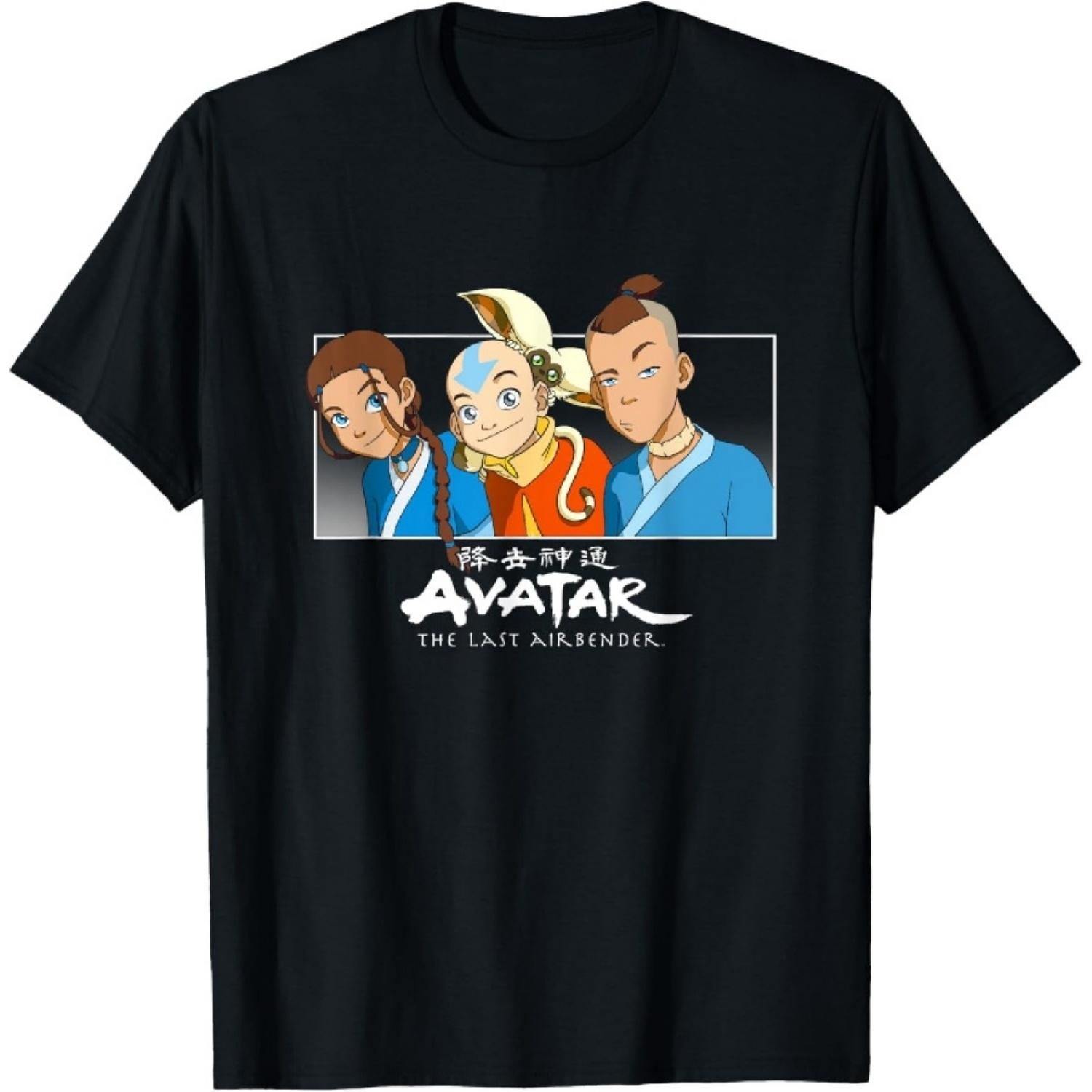 

The Last Airbender Best Trio Simple Line Up T-Shirt XXXXXL чорний
