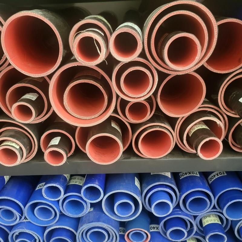 ID38-65MM Black Universal Car Silicone Steel Wire Flexible Hose Radiator Tube Pipe For Air Intake High Pressure High Temperature