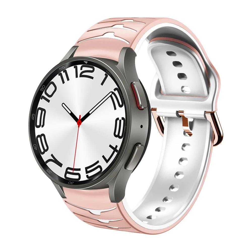 Silicone No Gaps Strap For Samsung Galaxy Watch 7/6/5/4 44mm 40mm 5Pro 45mm Bracelet Band Galaxy 6 Classic 47mm 43mm 46mm Correa