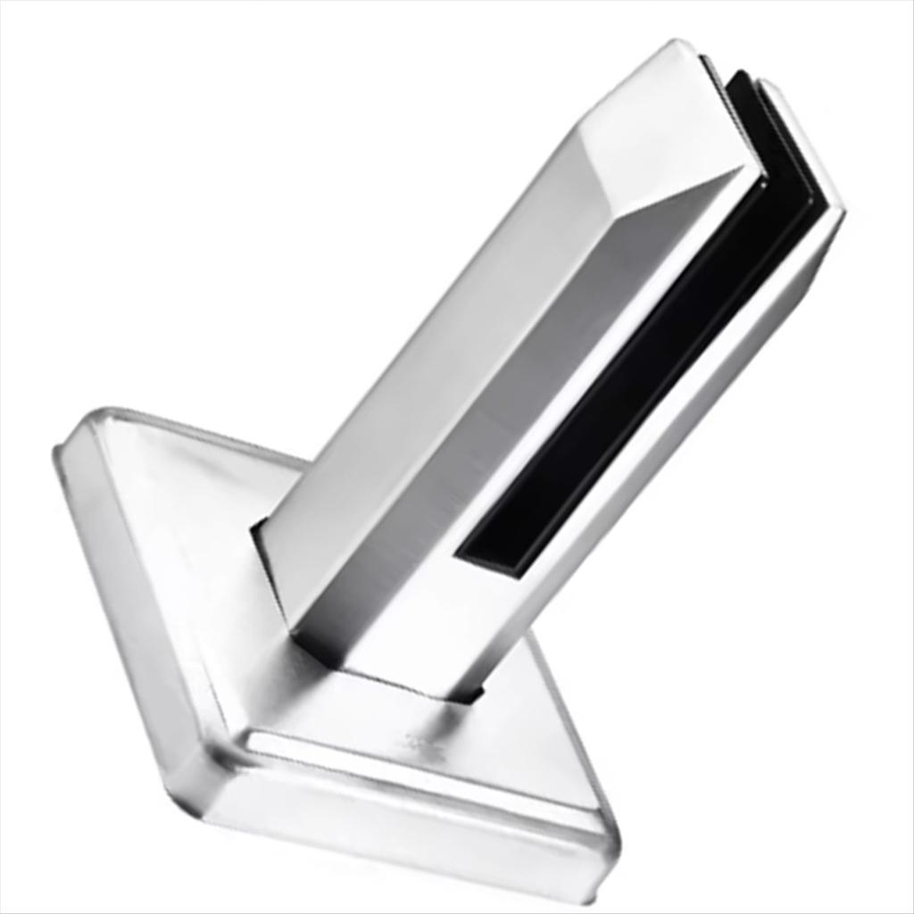 BHBL 304 Stainless Steel Pool Clamp Glass Panel Pool Fence Staircase Bracket Spigot Balustrade Floor Deck Mount Support Clamp