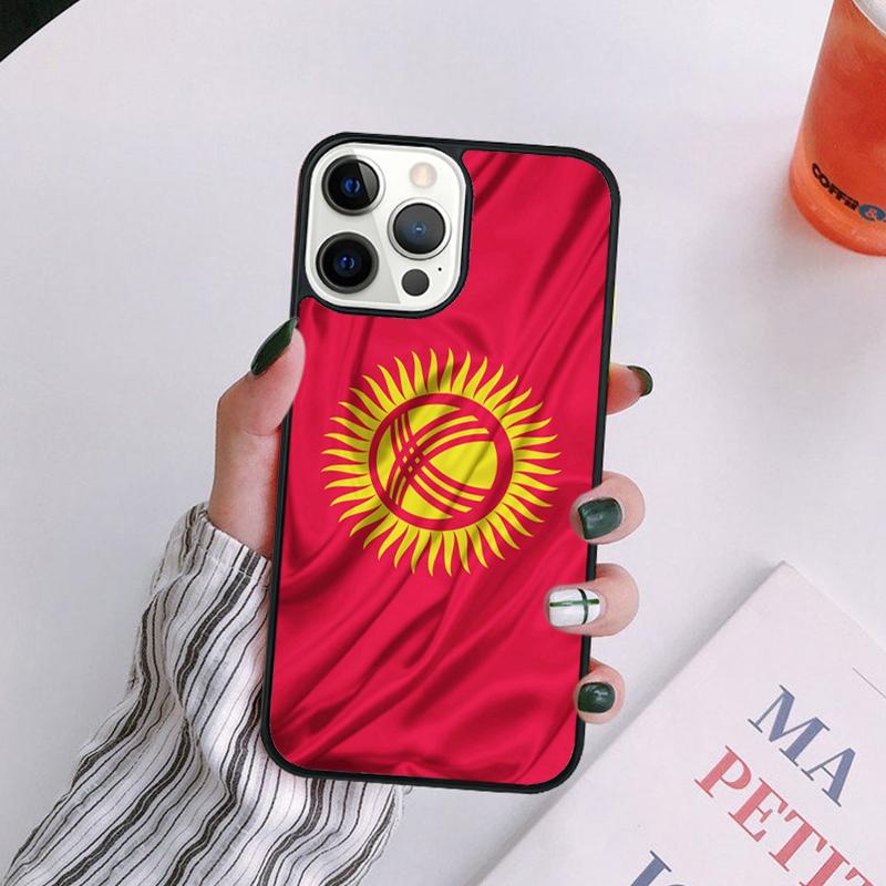 Kyrgyzstan Flag Phone Case Shell For iPhone 17 Air Plus Max Cover For iPhone 17 Air 14 13 12 16Pro Max 15 11