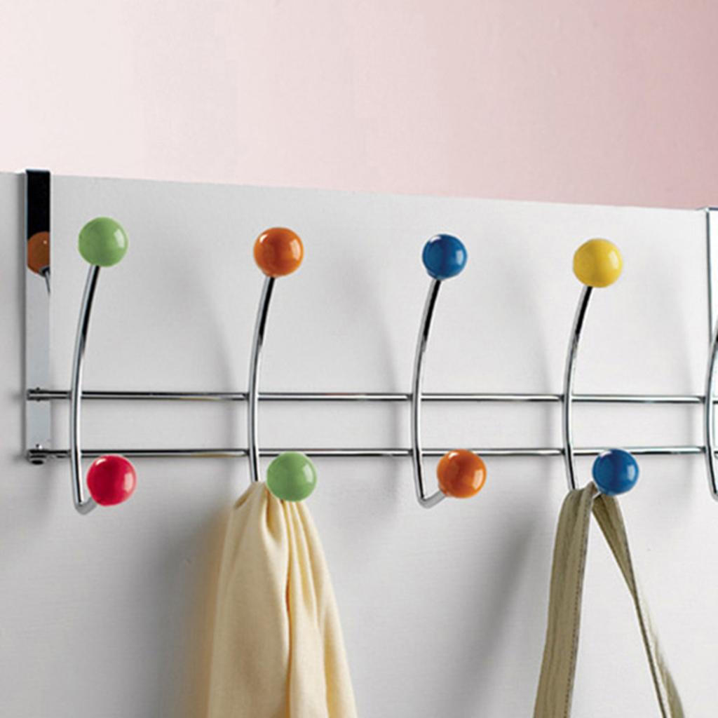 Over Door Hanger for Clothes Hanging Heavy Duty Over Door Hooks for Bedrooms Bathroom Door 10 Hooks Hanger for Coat