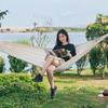 Single Portable Canvas Camping Hammock