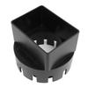 Rain Gutter Downspout Adapter 3x4 Inch PVC   Rain Gutter to Drain Pipe Adapter for Outdoor
