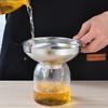 Stainless Steel Wide Mouth Oil Funnel Set With Filter For Kitchen Cooking And Salad Dressing
