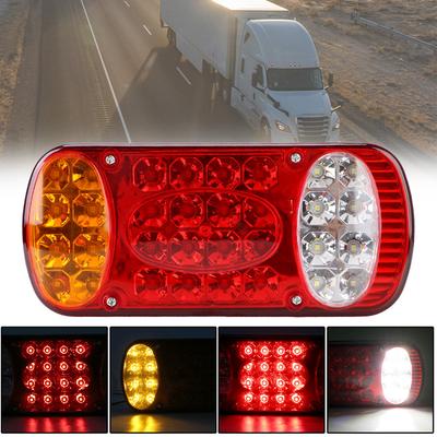 12V 24V Truck Rear Brake Lamp LED Trailer Turn Signal Running Lights Taillights Stop Warning Indicator Lorry Van Car Accessories