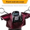Electric Scooter Dashboard Rain Cover Waterproof Zipper Transparent Window Quick Installation for Scooter Riding Gear