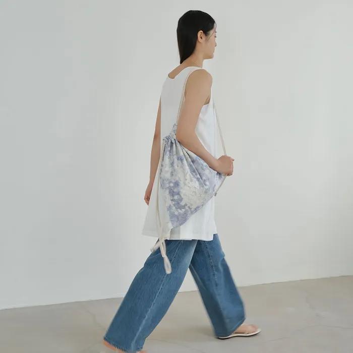 Komorebi string bag - Blue