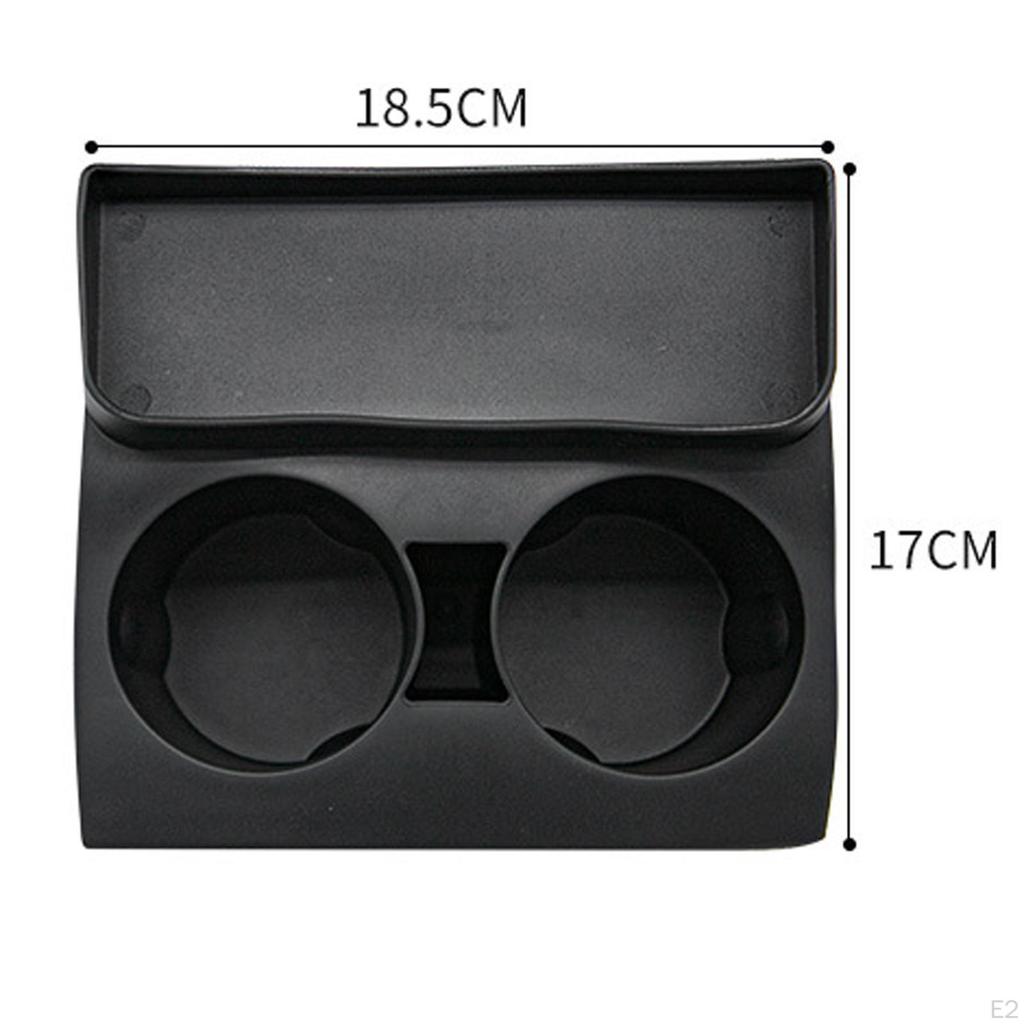 Konsolen-Getränkehalter-Einsatz Silikon-Getränkeorganisator Automobilzubehör Einfach zu installieren 2 in 1 für