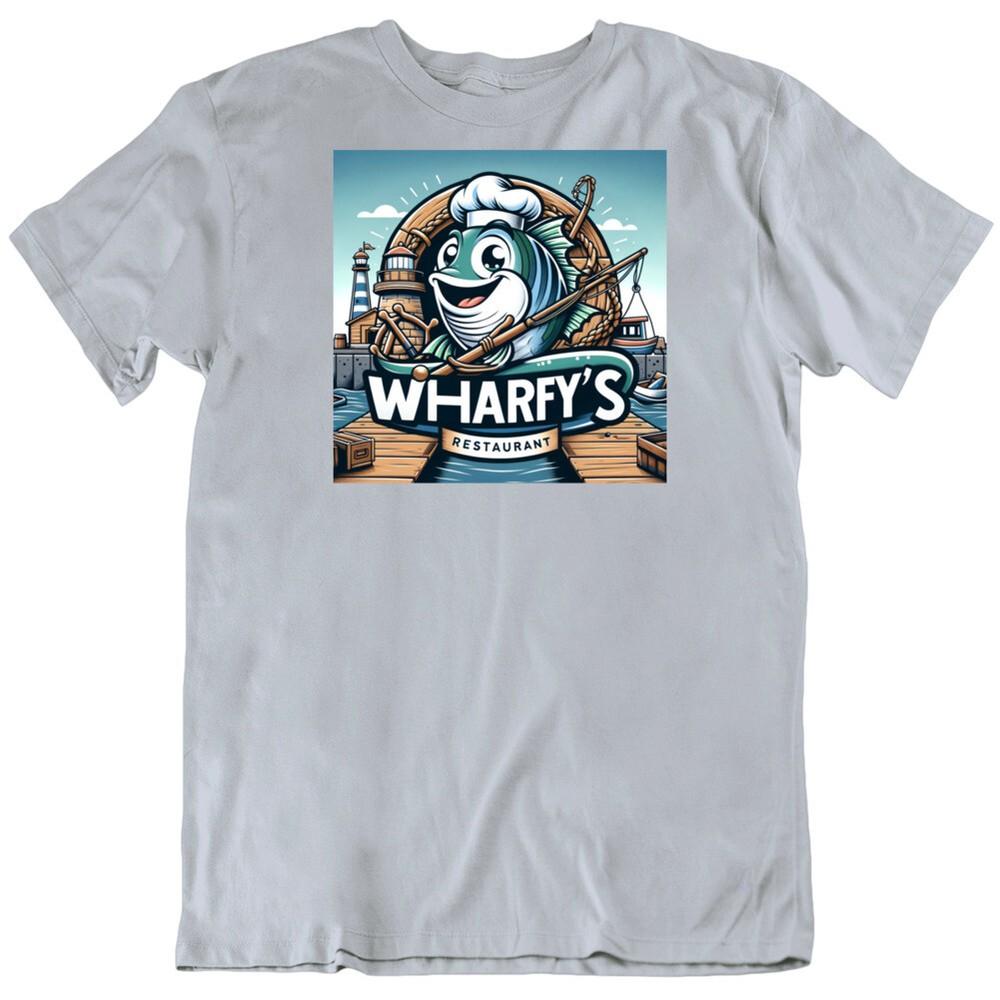 Wharfy s Seafood Restaurant Food Funny T Shirt Unisex T-Shirt S