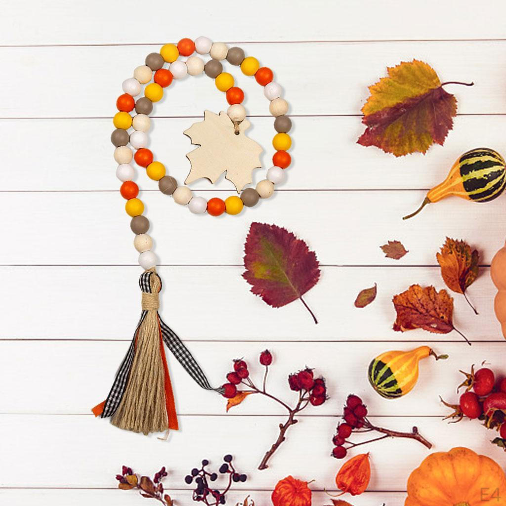 60cm Country Decor Hanging Farmhouse 4in Rustic Coffee Table Boho Decorative with Jute Tassel