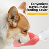 Bol d'eau pour chien en silicone d'extérieur Bouteille d'eau portable pour animal de compagnie de qualité alimentaire Design pliable Manchon de gobelet à eau pour chien durable Fournitures pour animaux de compagnie