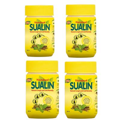 Sualin Herbal Tablets 100% Natural Cold and Cough Relief Pack of 4 X 60 Tablets
