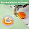 6 Pcs Magnetic Seam Guide for Sewing Machine, Multi Polygonal Hemmer Guide with Scale, Universal Sewing Supplies