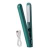 Portable USB Curling Iron Fast Heating Mini Dual Purpose Hair Straighteners Portable Hair Curler Flat Iron for All Hair Types