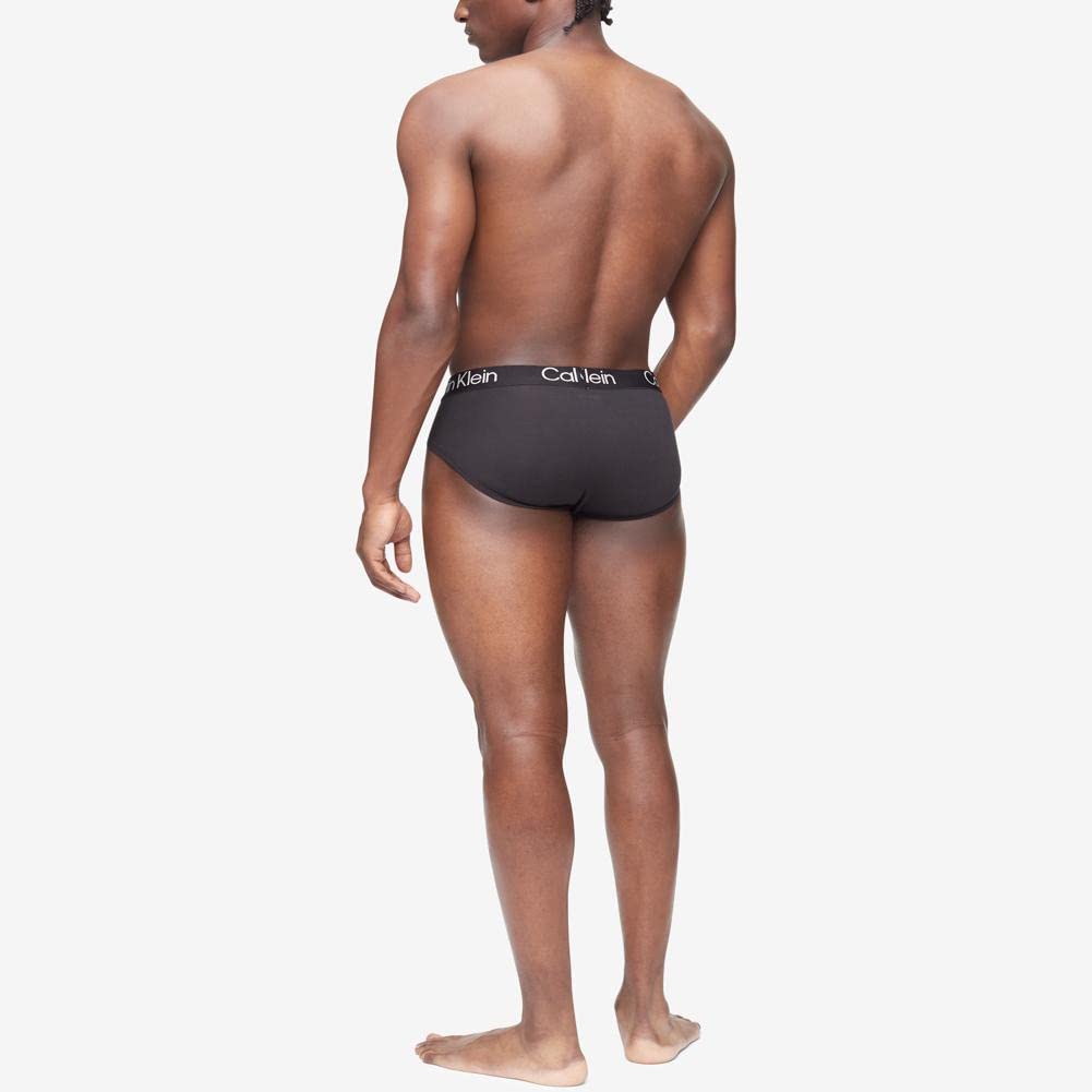 Calvin Klein Letter Print Triangle Underwear 3-Pack Men underwear Black NB3186-900
