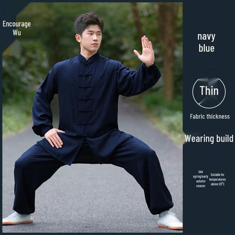 Li Wu High-End Tai Chi Anzug für Damen und Herren für die Herbst-/Wintersaison für die Morgenpraxis