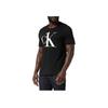Calvin Klein Ss22 Letter Print Short Sleeve T-Shirt Men T-Shirts Black NM1903E3WXSSCN