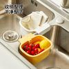 Sink Drain Basket Household Faucet Kitchen Press Separation Food Residue Garbage Filter Fruit Filter Basket