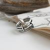 Korean Style Old Multi-layered Ring Ring for Women, Simple Geometric Braided Open Ring, Ring Jewelry