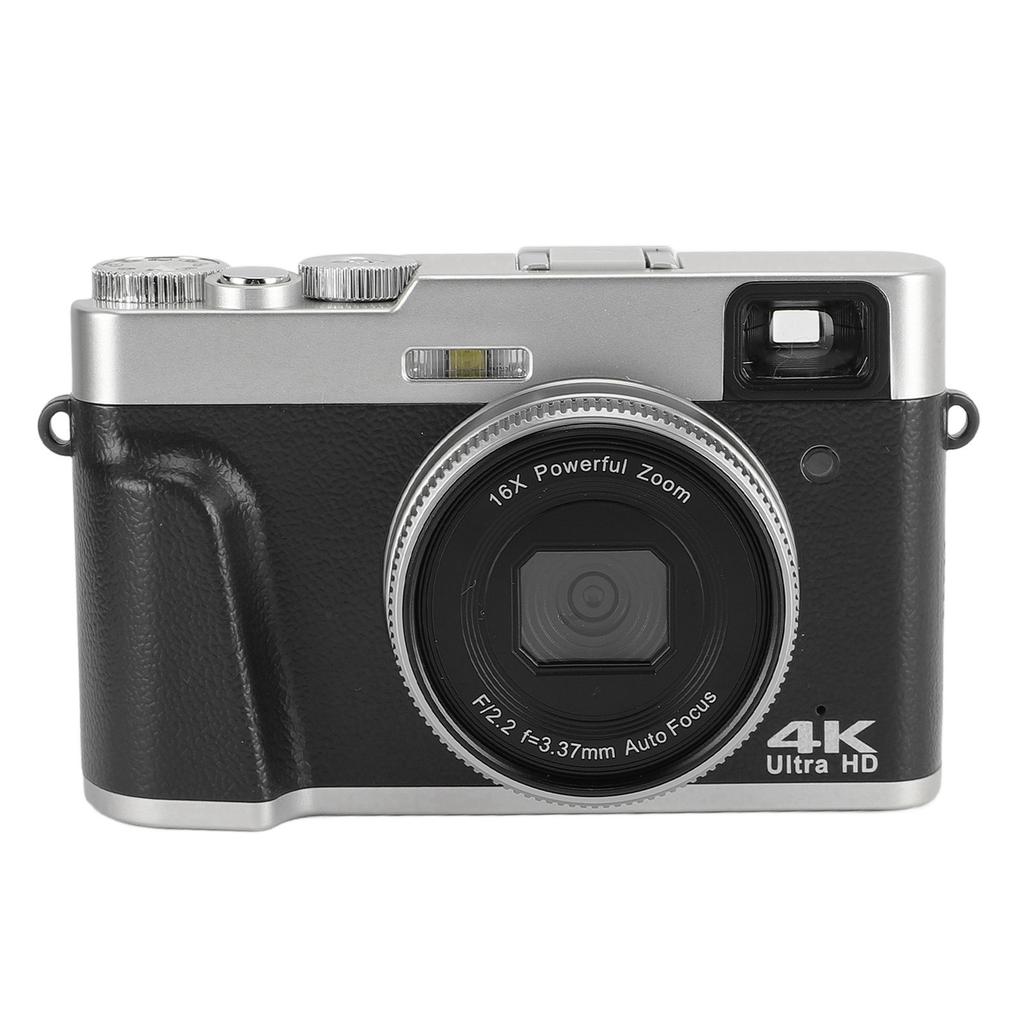 4K 48MP Digital Camera 2.8inch Screen Anti Shake 16X Digital Zoom Video Camera Compact Point and Shoot Travel Camera