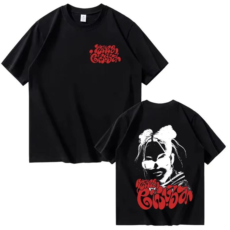 2026 Wiosna i lato nowa góra Nina Chuba Wysokiej jakości Street Czysta bawełna Koszulka z nadrukiem Modny T-shirt Luksusowy Casual y2k ins