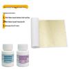 Beginner Gold Leaf DIY Kit: Gilded Foil Tools, Buddha Statue Art, Paper & Glue Set