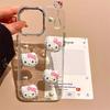 Cartoon Kt Glitter Mobile Phone Case For Iphone16Promax Transparent Apple 17 Girl Heart 15Pro Women'S Model