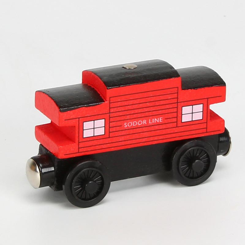 Colorful Wooden Magnetic Train Set For Kids With Interactive Push-pull Features