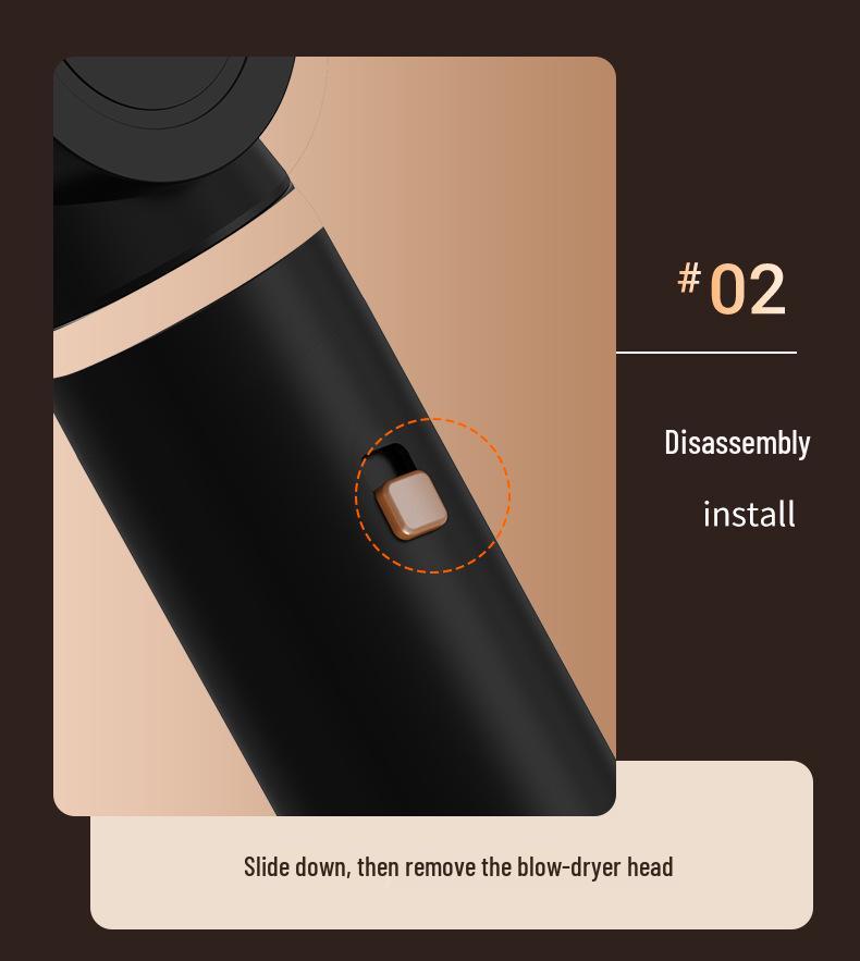 Çok Fonksiyonlu Hızlı Kuruyan Saç Kurutucu ve Maşa – Kabarık Modeller İçin Altı Bir Arada Sıcak Hava Tarağı