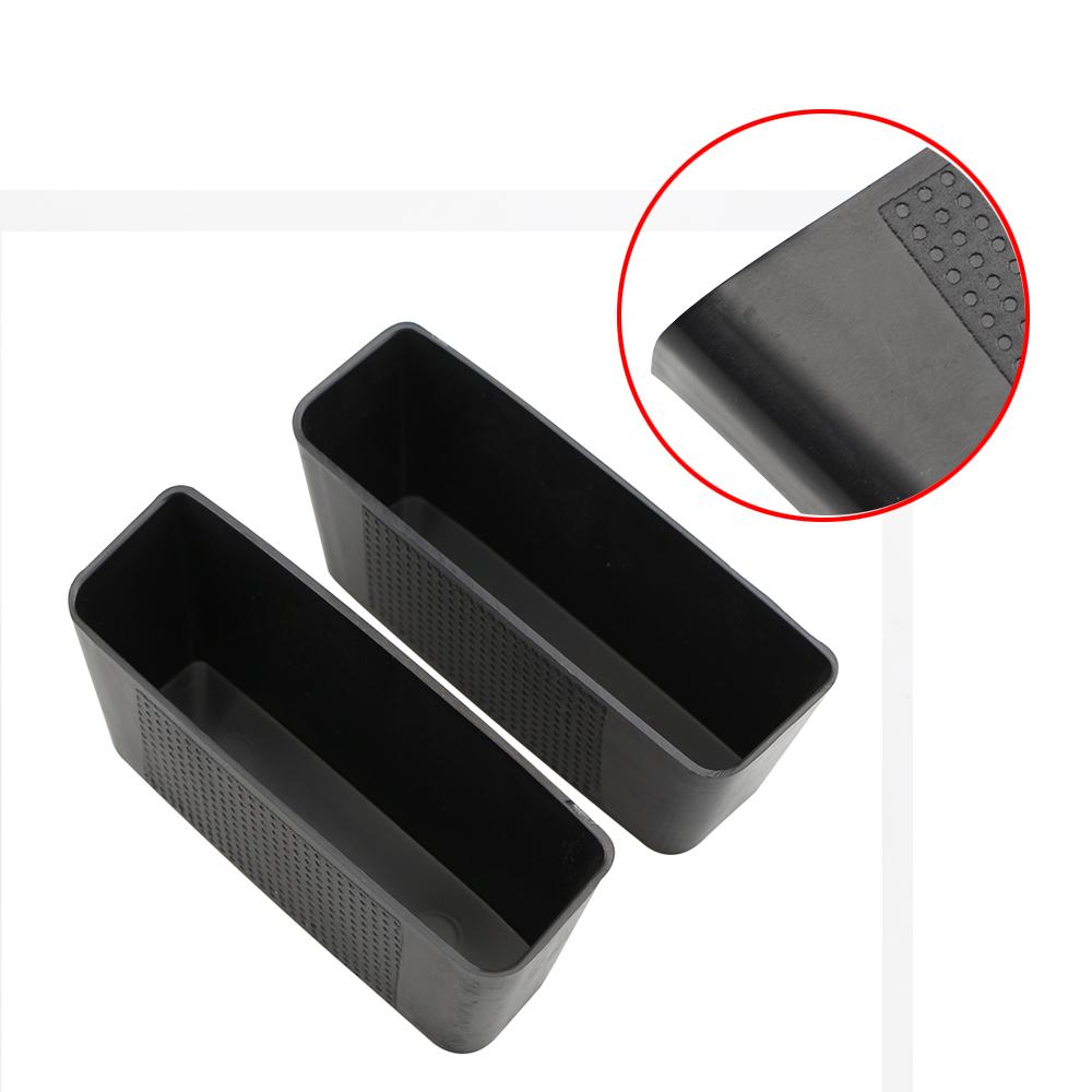 2pcs ABS Car Rear Door Handle Glove Box Armrest Container Storage Box for Ford Focus 3 MK3 2012 - 2018 Accessories