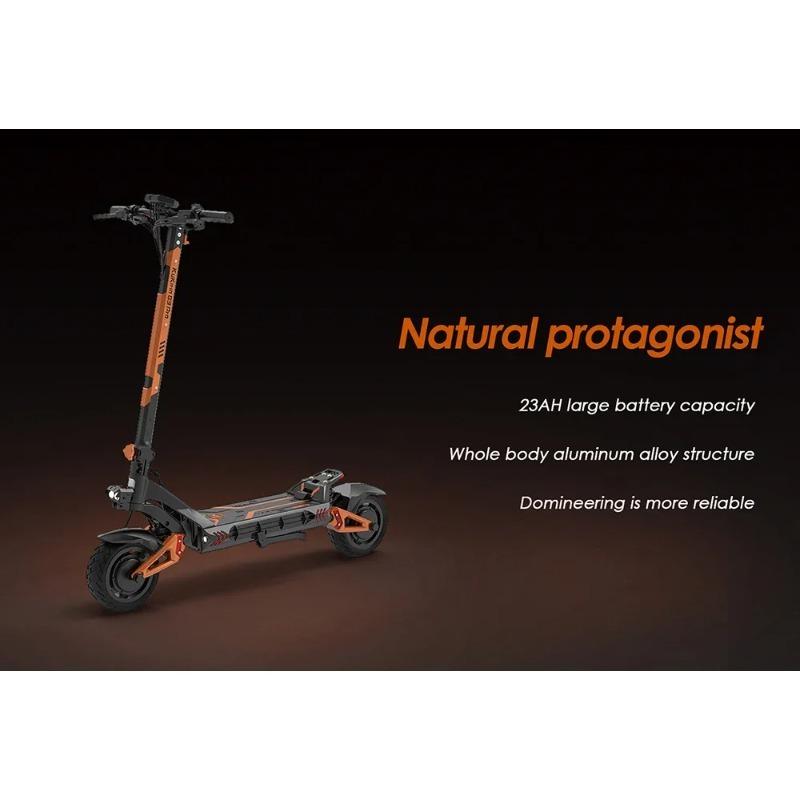 2025KuKirin G3Pro Elektrická koloběžka1200W*2 EScooters 52V 23.2Ah 80KM Dojezd 65Km/h Rychlost 10" Pneumatiky e-Koloběžka Dvojitý Tlumič