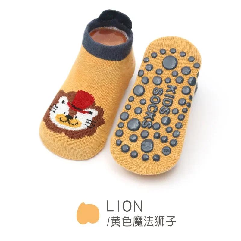 Baby Cartoon Animal Ankle Socks Boys Girls Rubber Dispensing Anti-slip Floor Short Sock for Infant Newborn Cute Cotton Clothes