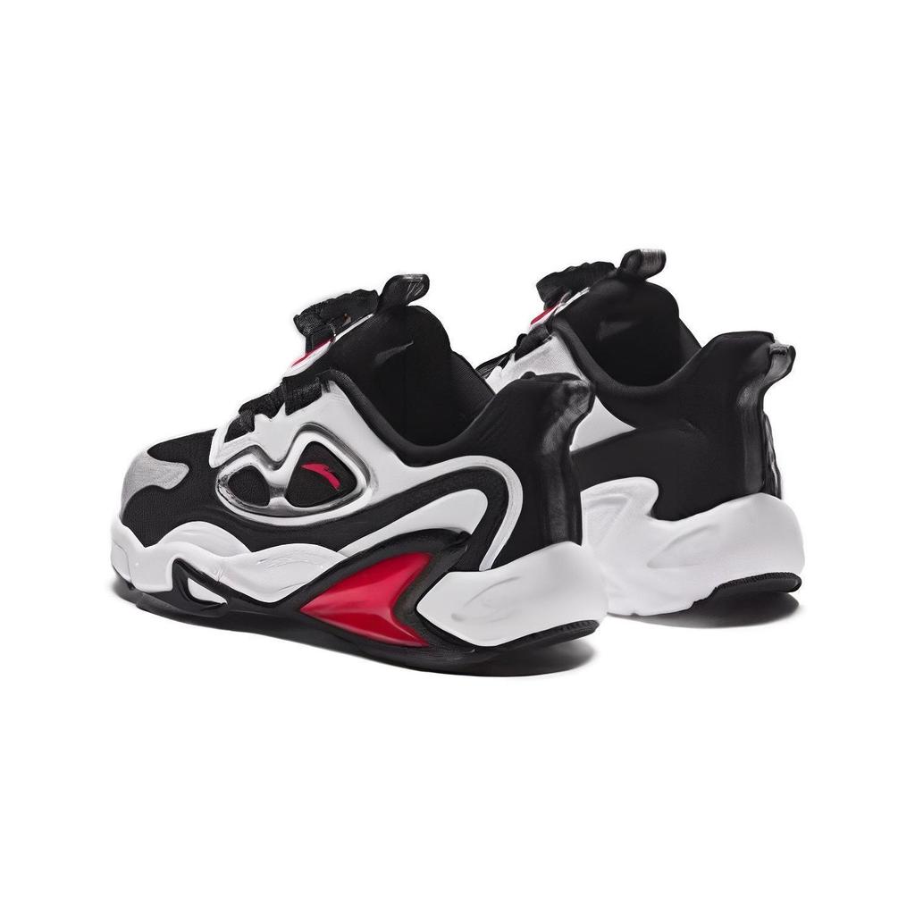 Anta Kids Round Head Knob Shock Absorbing Wear Resistant Casual Shoes Kids Shoes Black White 312419988-1