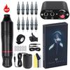 MiniTattoo Power Pen Motor Tattoo Machine Set Sada tetovacích per pro profesionály