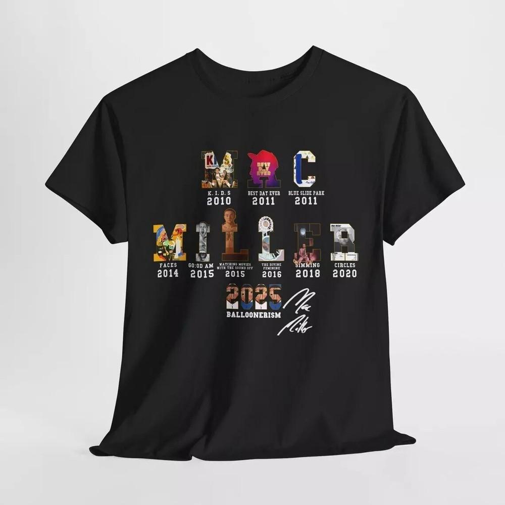 Mac Miller Album T-Shirt Unisex Tee Balloonerism Shirt Unisex T-Shirt S