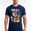 Eren Jeager Tshirt Summer Casual Cotton Tee Oversized Streetwear Tops Vintage Graphic Print Loose Fit Short Sleeve